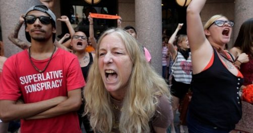 Pro-abortion Mob Continues as Texas Lawmakers Gather to Pass Pro-Life Bill