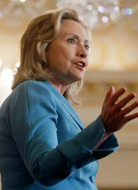 Secretary Clinton Says No Peace Without the Taliban