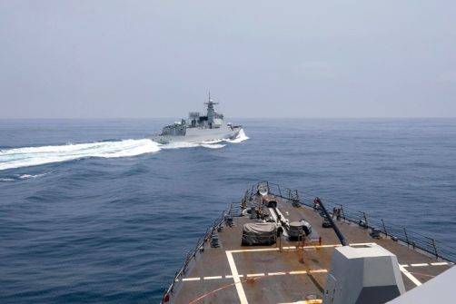 China Stages Military Drills Near Taiwan