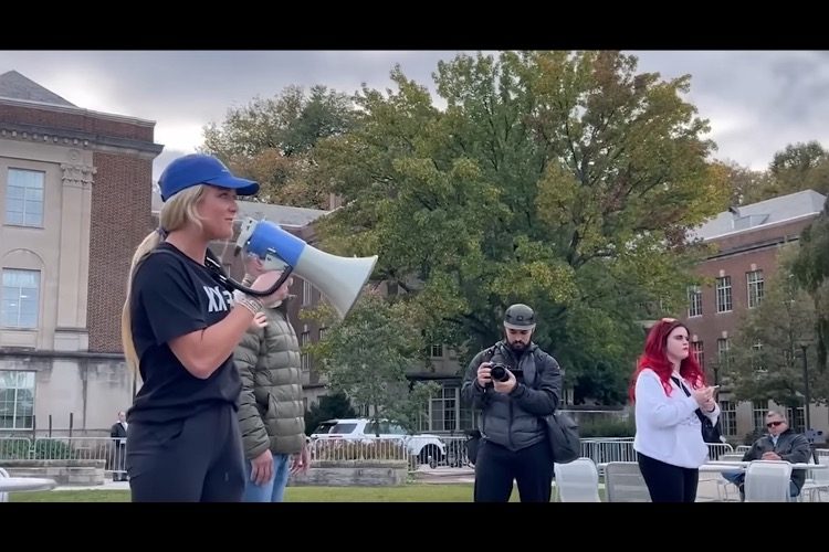 Riley Gaines Heckled at Penn State