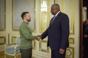 Secretary of Defense Lloyd Austin Visits Kyiv