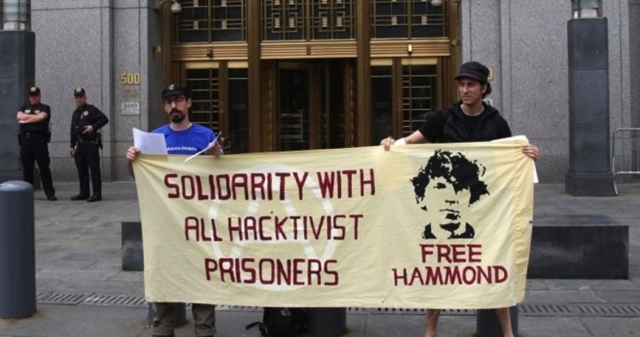 Activist Hacker Hammond Slams Government Crimes at Sentencing