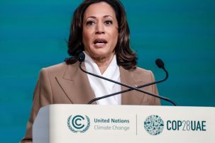Vice President Harris Plays Santa Claus as Christmas Comes Early at COP28
