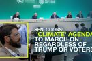 Alex Newman asks panel of U.S. senators a question at the COP 28 climate conference in Dubai. The New American was the only accredited media at the conference that was not sympathetic to the climate-change alarmism spewed at the Nov. 30 - Dec. 12 confab.