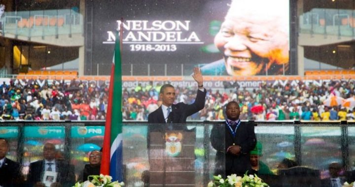 Obama: Schmoozing With Terrorists and Tyrants at Mandela Memorial