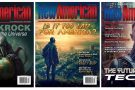 New American covers created with AI graphics.