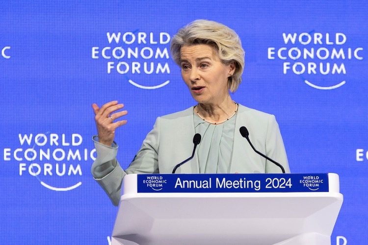 Ursula von der Leyen Spreads “Misinformation” and “Disinformation” at Davos