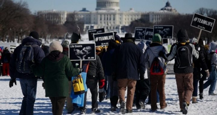 Pro-Lifers in 41st March for Life Brave Harsh Conditions