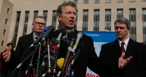 Sen. Rand Paul Files Suit Against NSA, Obama Administration