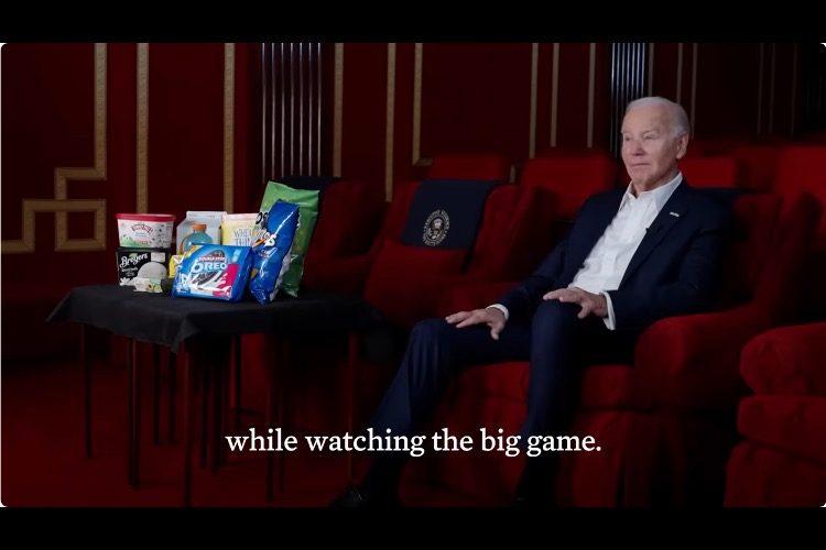 Biden Scores Own Goal With Super Bowl Sunday “Shrinkflation” Video