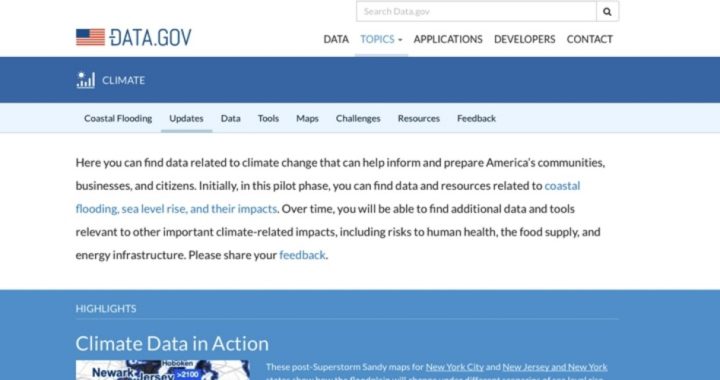 White House Launches Climate Change Website