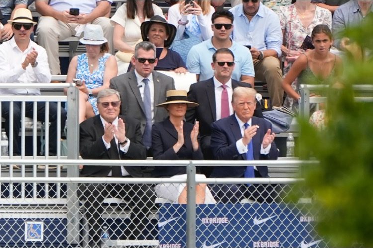 Trump Attends Barron’s Graduation