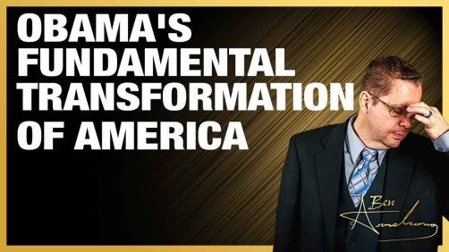 Obama’s Fundamental Transformation of America is Almost Complete