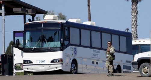 Protesters Cause Bus Carrying Illegal Immigrants to Detour