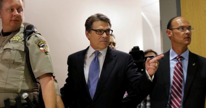 Texas Governor Rick Perry Booked on Abuse of Power