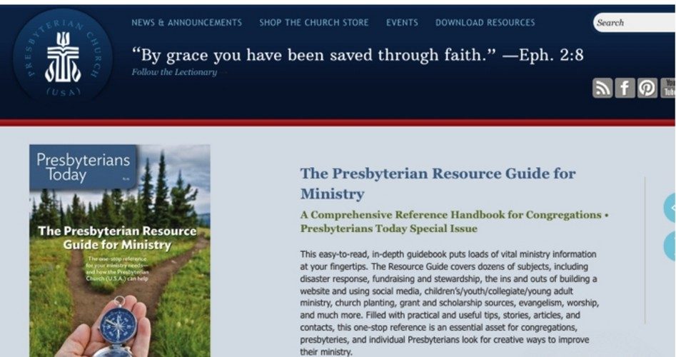 Presbyterian Church (U.S.A.) Approves of Same-sex “Marriage”