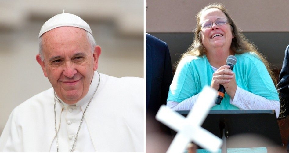 Breaking: Pope Francis Met With Ky. Clerk Kim Davis