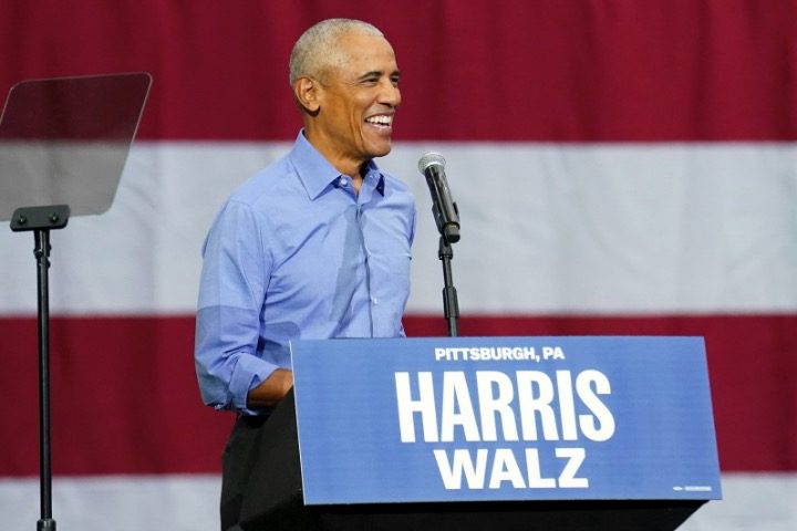 Obama Stumping for Kamala: Hating and Race-baiting