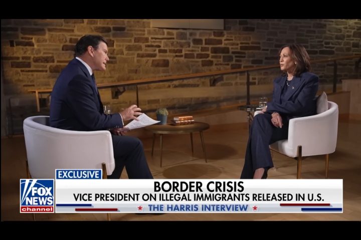 Harris Crushed in Fox Interview. Blames Trump for Biden’s Policies