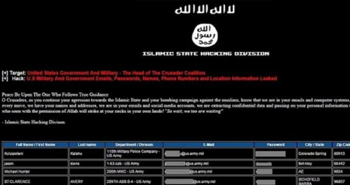 Pro-ISIS Hacking Group Posts List of 700 Soldiers for Terrorists to Kill