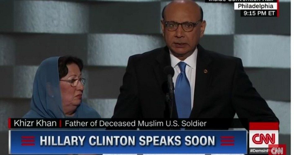 Democratic Convention Star Khizr Khan Has History of Defending Sharia