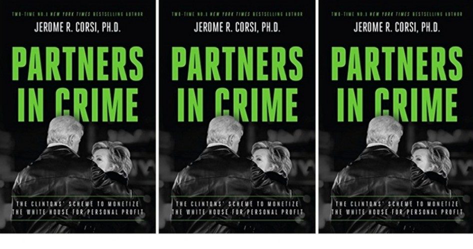 New Book “Partners in Crime” Exposes Clinton Crime Family