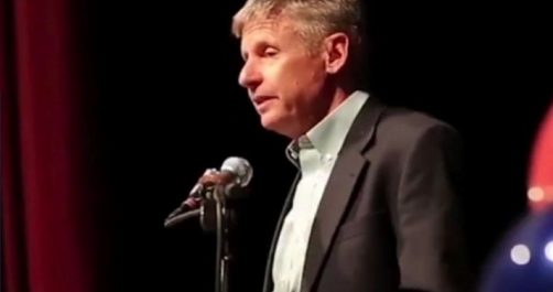 “Libertarian” Gary Johnson Pushes “Free Market” Carbon Tax