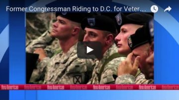 Former Congressman Riding to D.C. for Veterans