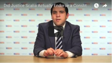 Did Justice Scalia Actually Endorse a Constitutional Convention?