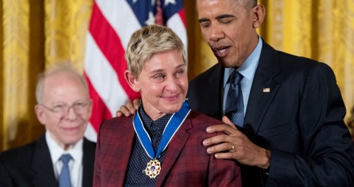 Obama Presents Presidential Medal of Freedom to DeGeneres, Others