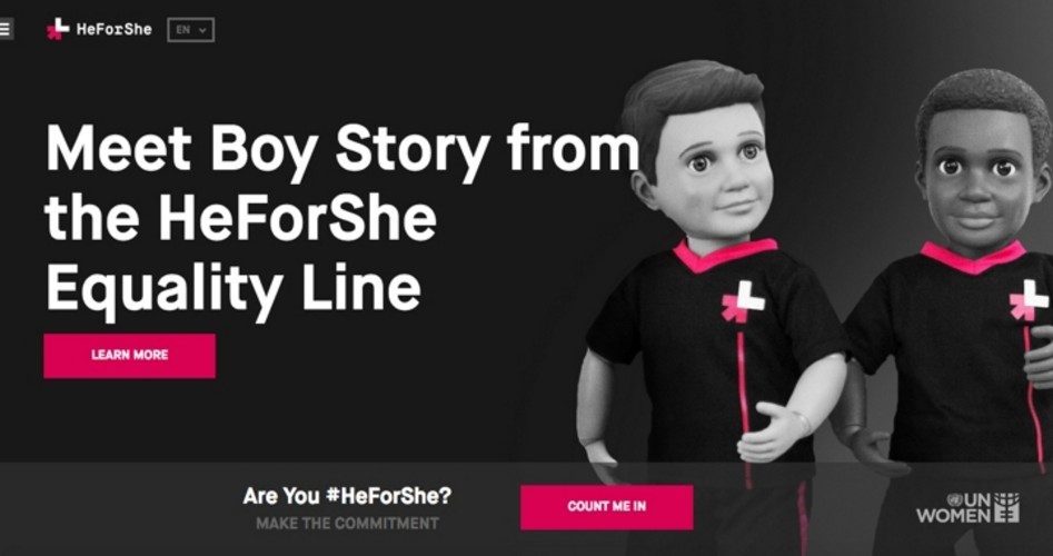 United Nations Pushes “HeforShe” Dolls for Boys