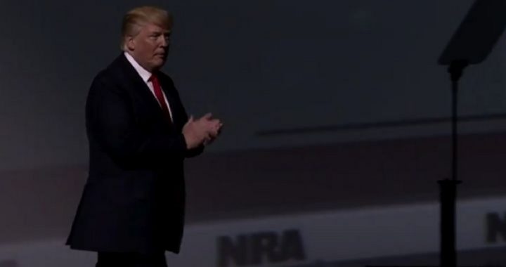 Trump Gives “Never, Ever” Speech to NRA National Convention