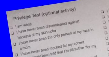 Middle School Busted: Caught Brainwashing Students With “Privilege Test”