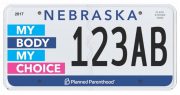 Planned Parenthood Nebraska Unveils Pro-Abortion License Plates