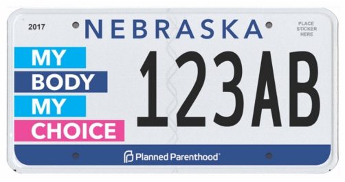 Planned Parenthood Nebraska Unveils Pro-Abortion License Plates