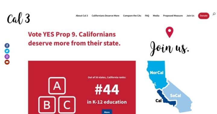 California Supreme Court Halts “Three State Initiative” Vote