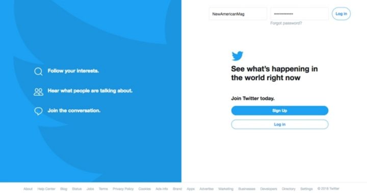 Twitter Admits Leaning Left; Denies Censoring Conservatives