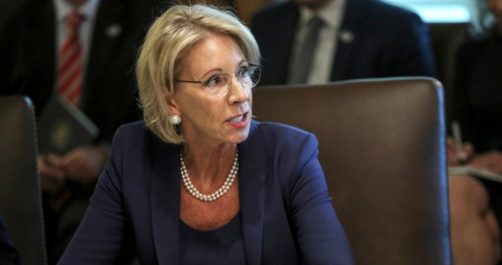 DeVos Considering Whether Fed Grants Can Be Used by Schools to Buy Guns