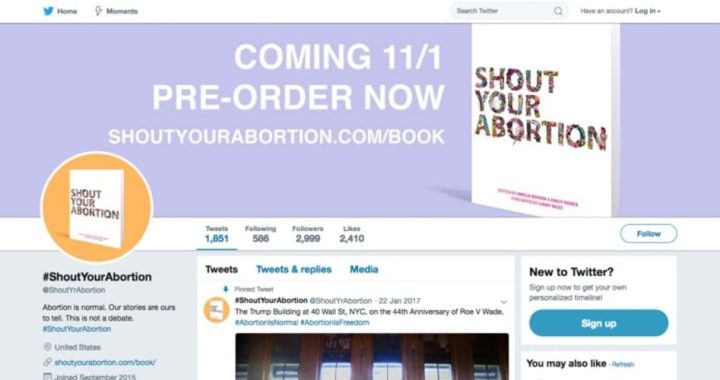#ShoutYourAbortion Movement to Release a Coffee Table Book