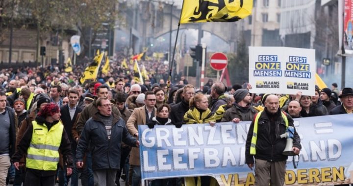 Belgians March Against Signing of UN Migration Scheme