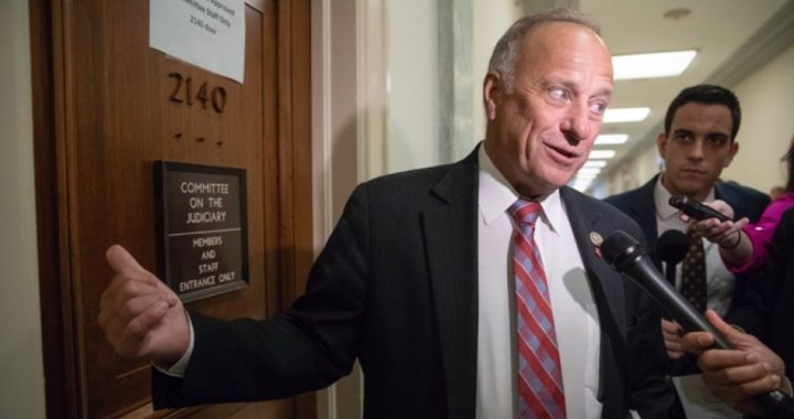 Two Words From Steve King, and the Two Minutes Hate Begins. GOP Caves.