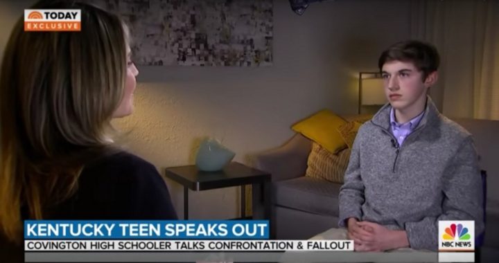 Covington’s 16-year-old Sandmann Rebuts Media Smear Artists in NBC Interview