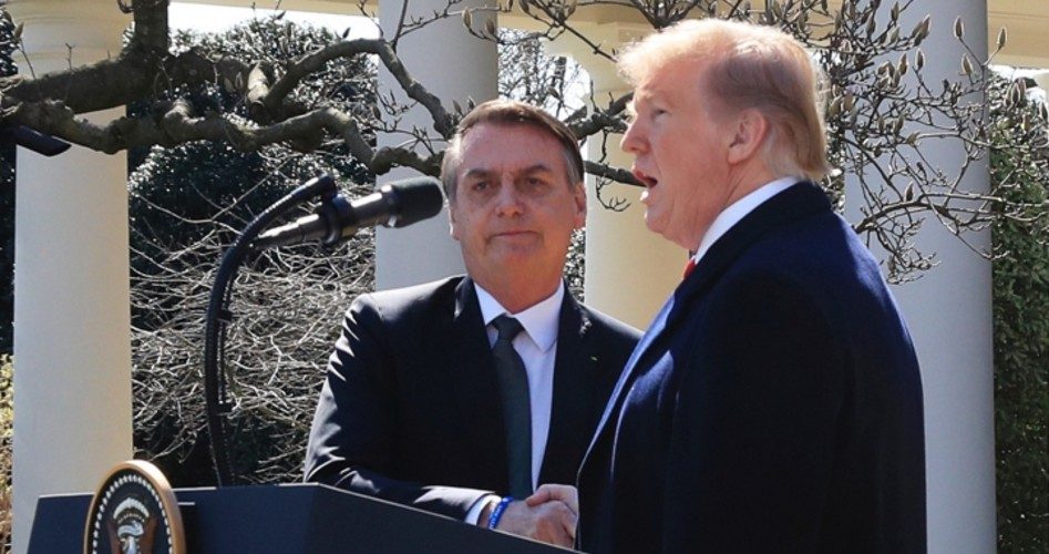 Trump and Brazil’s Bolsonaro Bond During White House Visit