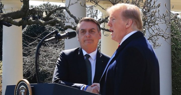 Trump and Brazil’s Bolsonaro Bond During White House Visit