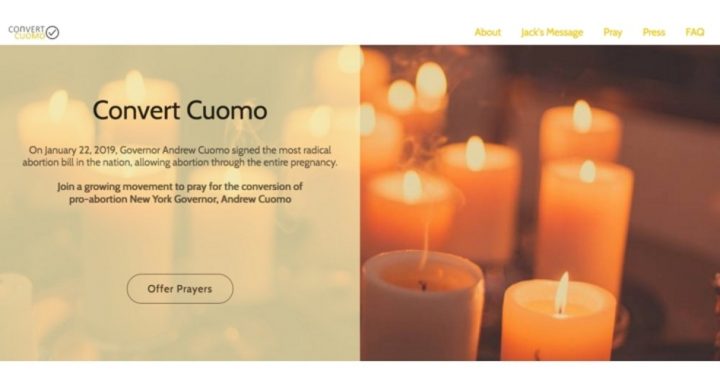 Boy Creates Website Seeking Prayers for New York Governor’s Pro-life Conversion