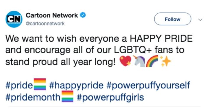 Cartoon Network Promotes LGBT ‘Pride’ to Children