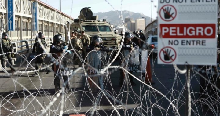 Illegal-alien Mob Demands Entry at El Paso, CBP Shuts Bridge