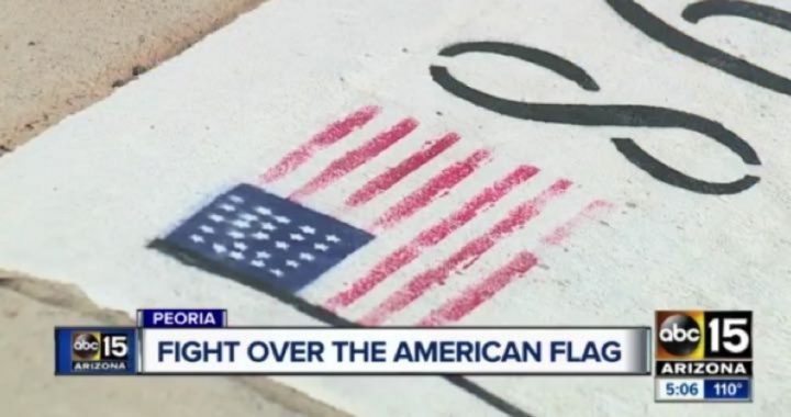 Arizona Grandmother Forced to Remove Patriotic Flag Painting From Property