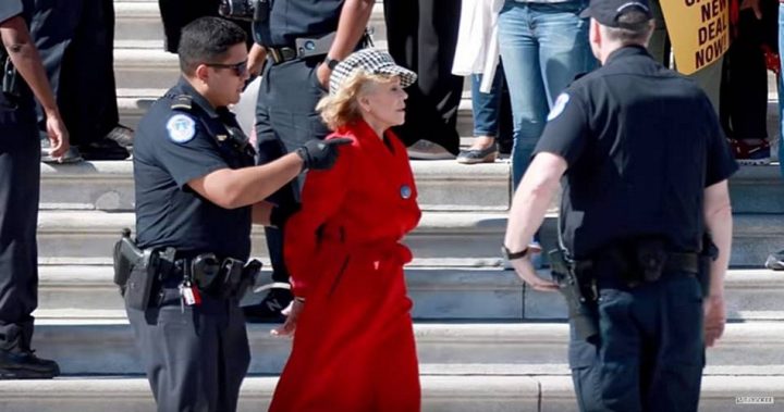 Aging Communist Activist Jane Fonda Arrested for Unlawfully Demonstrating at U.S. Capitol