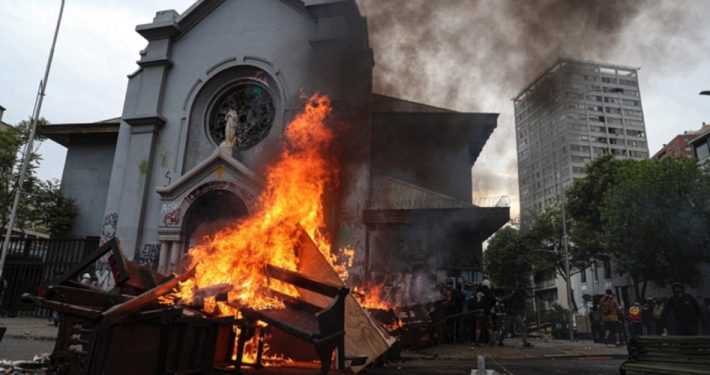 Chilean Conference of Bishops Sides With Marxist Protesters